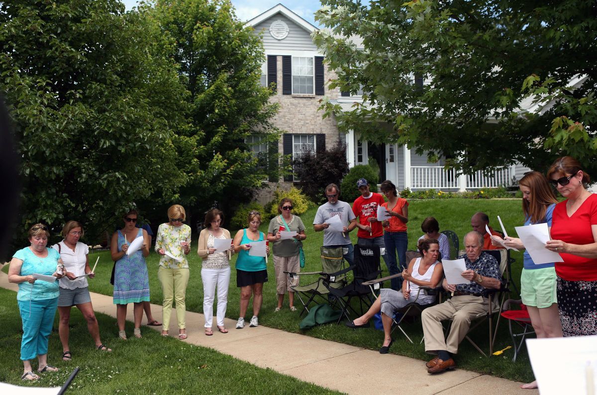 Vigil for missing Sunset Hills woman